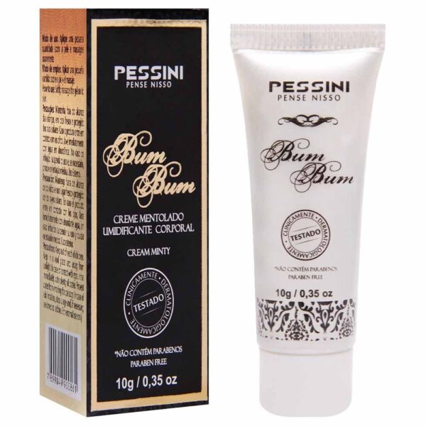 Bumbum Excitante Anal Dessensibilizante Lubrificante Com Sensação de Pulsar - Pessini 10g
