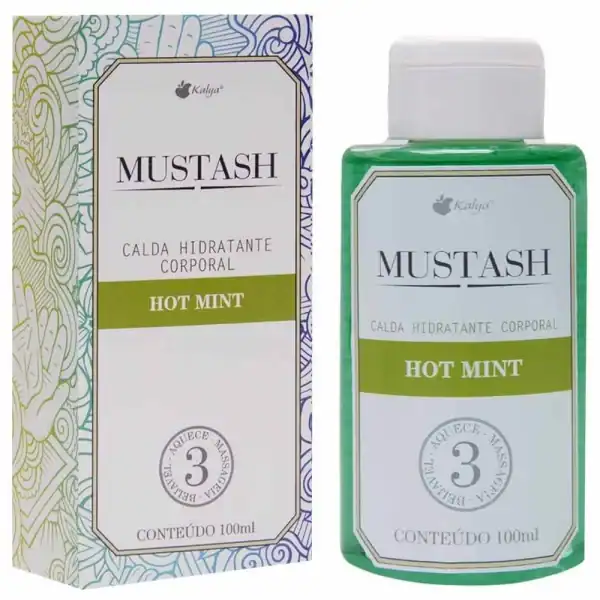 Calda Hidratante Corporal Beijável Com Sabor E Sensação de Esquentar Para Massagem Corporal - Mustash