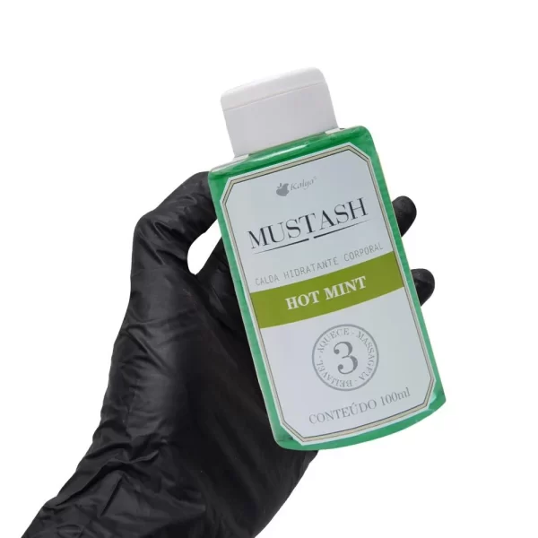 Calda Hidratante Corporal Beijável Com Sabor E Sensação de Esquentar Para Massagem Corporal - Mustash - Imagem 3