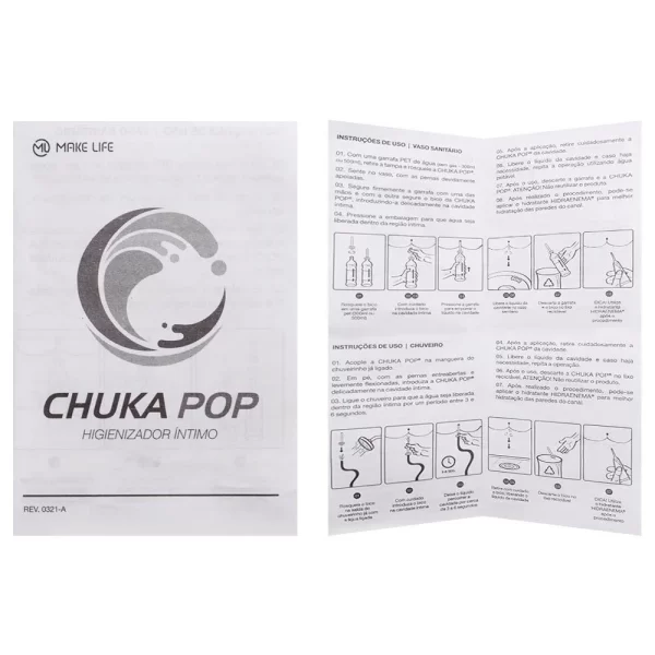 Chuka Pop Bico Aplicador Para Ducha Anal Higienizadora - Make Life - Image 3