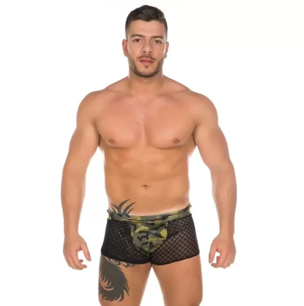 Cueca Boxer Fantasia Militar - Pimenta Sexy