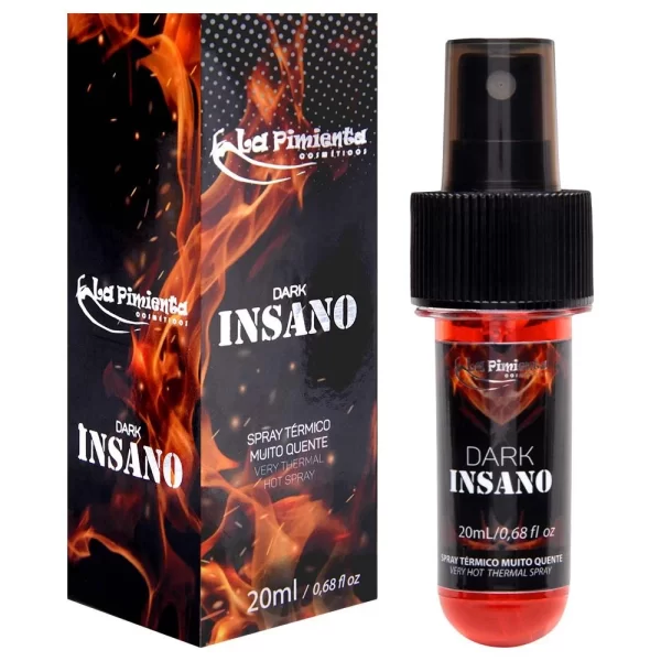 Dark Insano - Spray Térmico Excitante Unissex Com Efeito Muito Quente - La Pimienta