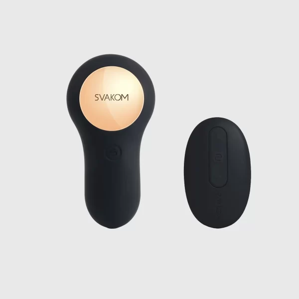 Estimulador de Próstata Com 7 Modos de Vibrações com 5 Intensidades e Recarregável Com Controle Remoto Sem Fio 10 cm x 3 cm - Vick Svakom - Image 2