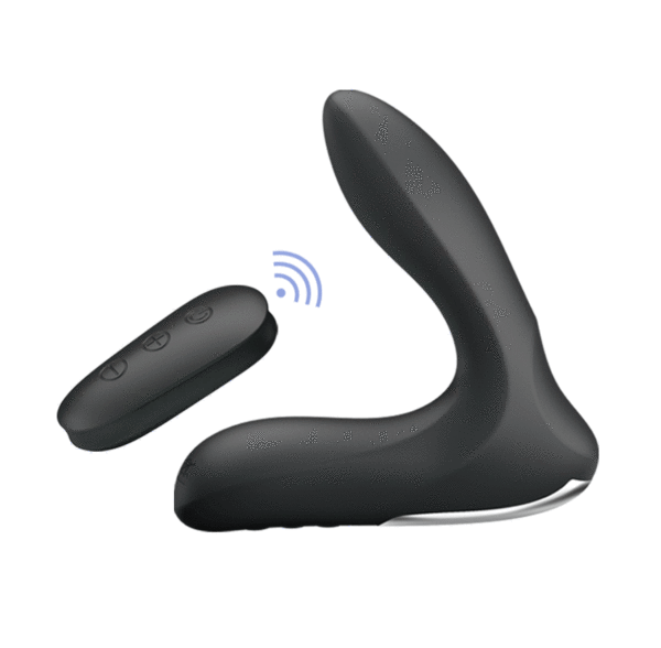 Estimulador de Próstata e Períneo Com 12 Modos de Vibração com Função de Inflar em Silicone Recarregável e Controle Remoto sem Fio 13,5 cm x 3,2 cm - Nasreddin Pretty Love - Image 3