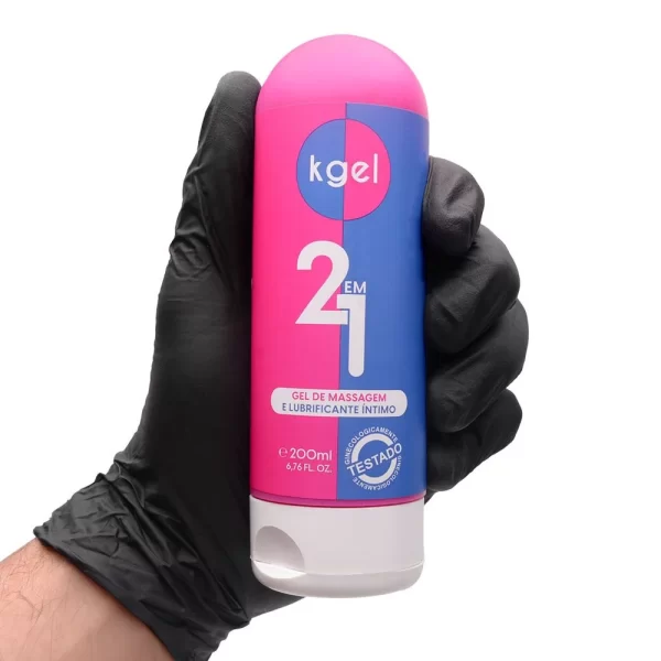 Lubrificante Íntimo e Gel de Massagem 2 em 1 à Base de Água 200ml - Kgel - Image 2