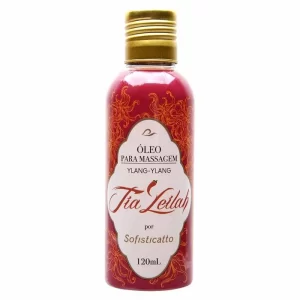 Óleo Corporal Para Massagem Ylang Ylang 120 ml Tia Leilah  - Sofisticatto