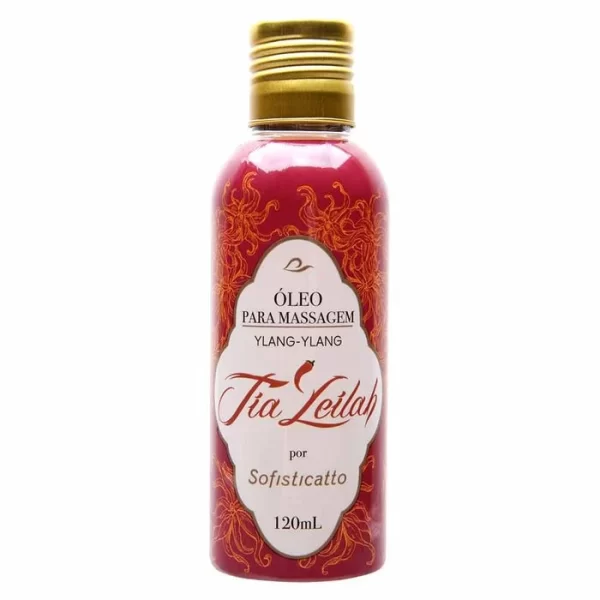 Óleo Corporal Para Massagem Ylang Ylang 120 ml Tia Leilah  - Sofisticatto