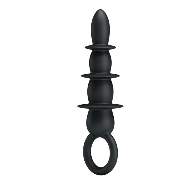 Plug Anal Escalonado de Silicone com Anel de Resgate Special Anal Stimulation 13 cmx 3 cm - Pretty Love - Image 4