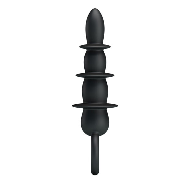 Plug Anal Escalonado de Silicone com Anel de Resgate Special Anal Stimulation 13 cmx 3 cm - Pretty Love - Image 3