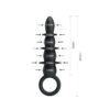 Plug Anal Escalonado de Silicone com Anel de Resgate Special Anal Stimulation 13 cmx 3 cm - Pretty Love - Imagem 5