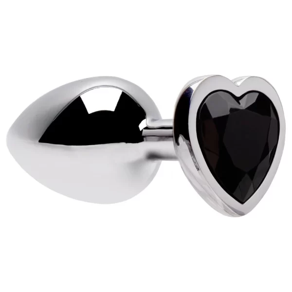 Plug Anal Grande em Aço Inoxidável 9 cm X 4 cm Pedra de Coração - Imagem 15