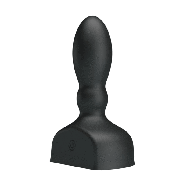 Plug Anal Recarregável Inflável Com Controle Remoto Sem Fio e 12 Modos de Vibração 11 cm x 3,5 cm - Harriet Pretty Love - Imagem 7