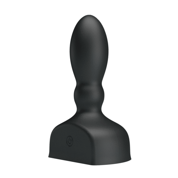 Plug Anal Recarregável Inflável Com Controle Remoto Sem Fio e 12 Modos de Vibração 11 cm x 3,5 cm - Harriet Pretty Love - Imagem 8