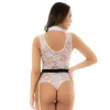 Fantasia Executiva Body Em Renda Com Ligas Cinto e Gravata - Pimenta Sexy - Imagem 3
