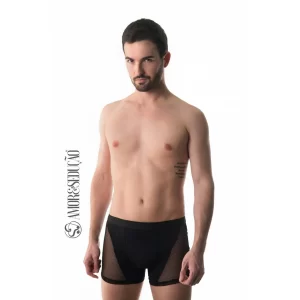 Cueca Boxer de Microfibra com Transparência Lateral Blake - A&S