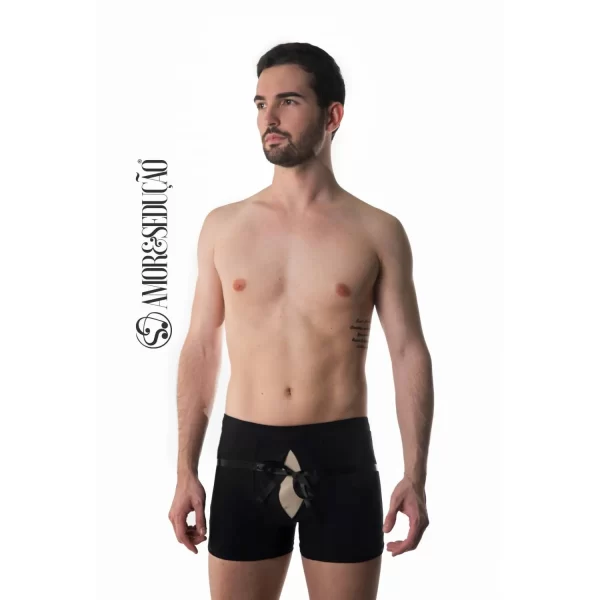 Cueca Boxer em Microfibra e Abertura Frontal Zak - A&S