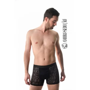 Cueca Boxer em Renda Transparente Mason - A&S