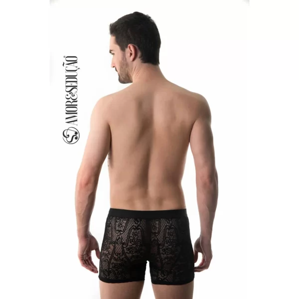 Cueca Boxer em Renda Transparente Mason - A&S - Image 2