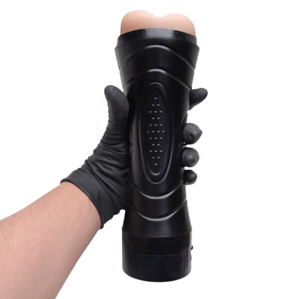 Masturbador Lanterna Ânus Em Cyberskin Com Vibração - Bussy Strong In Men Toys - Imagem 2