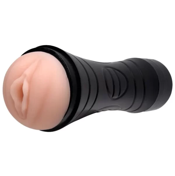 Masturbador Lanterna Vagina Em Cyberskin Com Vibração - Bussy Strong In Men Toys - Imagem 5