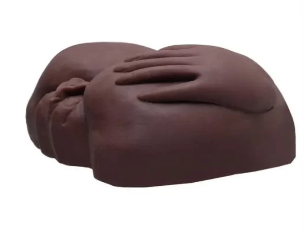 Masturbador Masculino Realístico em Cyberskin Formato Bumbum Com Vagina e Ânus - K Import - Imagem 3