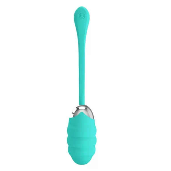 Vibrador Bullet Recarregável Com Textura Anelada e Cordão de Segurança Em Silicone Com 12 Modos de Vibração - Franklin Pretty Love - Imagem 4