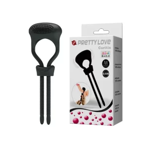 Anel Peniano Em Silicone Ajustável - Curitis Pretty Love