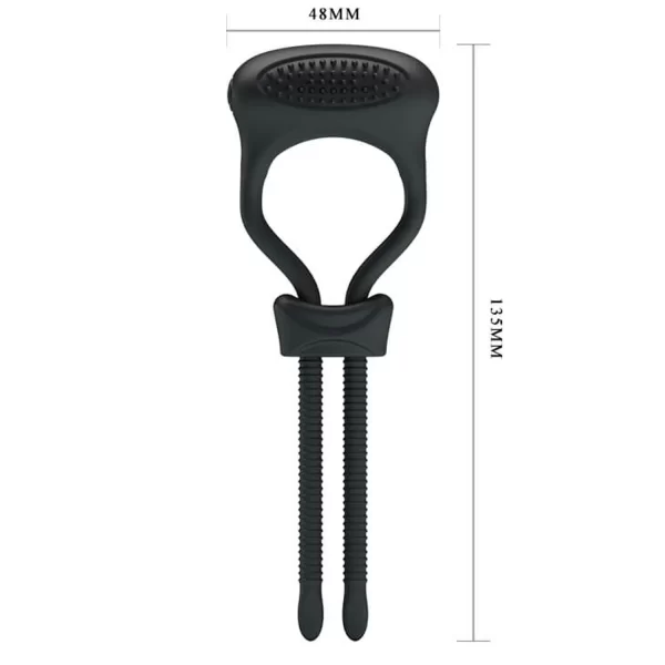Anel Peniano Em Silicone Ajustável - Curitis Pretty Love - Image 2