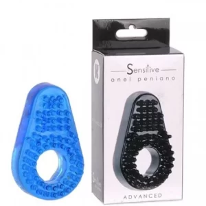 Anel Peniano em Silicone com Cerdas Estimuladoras - Sensitive Ktoy