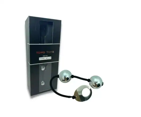 Bolas Ben-Wa Para Pompoarismo em Metal Cromado - kegel Balls Topo Toys - Imagem 3