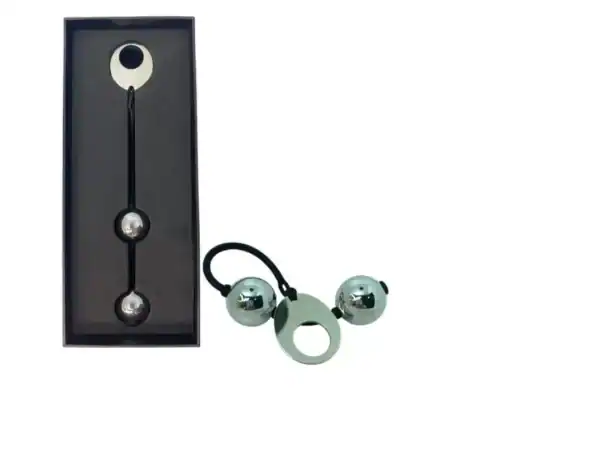 Bolas Ben-Wa Para Pompoarismo em Metal Cromado - kegel Balls Topo Toys - Imagem 2