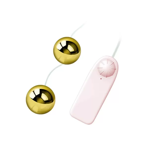 Bolinhas Vibratórias Com Controle Remoto para Pompoarismo - Golden Ball - Image 4