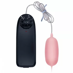 Bullet Cápsula Vibratória Em Cyberskin À Pilha Com Controle Remoto Com Fio e Vibração Multivelocidade - Eleanora Baile