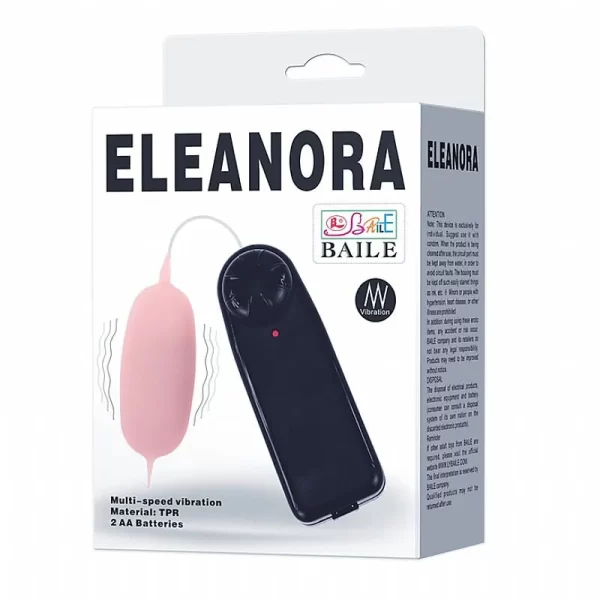 Bullet Cápsula Vibratória Em Cyberskin À Pilha Com Controle Remoto Com Fio e Vibração Multivelocidade - Eleanora Baile - Image 2