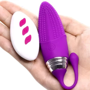 Bullet Língua Recarregável em Silicone com Controle Remoto sem Fio e 12 Modos de Vibração - 3R