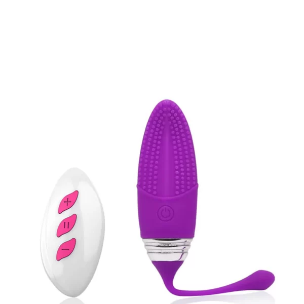 Bullet Língua Recarregável em Silicone com Controle Remoto sem Fio e 12 Modos de Vibração - 3R - Image 2