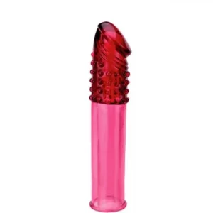 Capa Peniana Extensora Com Aumento de 7,5cm em Silicone Texturizado - K Import