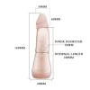 Capa e Extensor Peniano 16 cm x 4 cm Realístico em Cyberskin Big Man 3 - Baile - Imagem 2