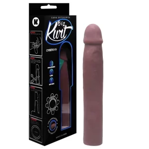 Capa e Extensor em Cyberskin para Aumento do Pênis 10 cm Big Kurt - K Import