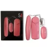 Cápsula Vibratória Bullet Vibrador Duplo Com Controle Remoto Com Fio e Vibração Multivelocidade - SI - Imagem 2