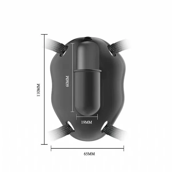 Cinta Vibratória Estimulador de Clitóris Em Silicone Com 12 Funções de Vibração - Carter Pretty Love - Image 3