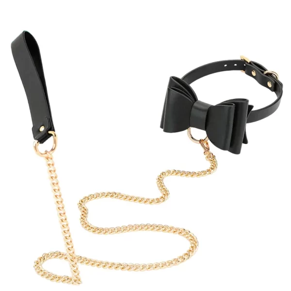 Kit Bondage Sado Com Detalhes em Borboleta E Estojo Em Couro Sintético Com 8 Peças - Bondage Kits 3R - Imagem 14