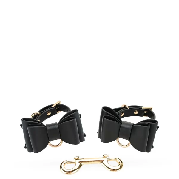 Kit Bondage Sado Com Detalhes em Borboleta E Estojo Em Couro Sintético Com 8 Peças - Bondage Kits 3R - Imagem 16
