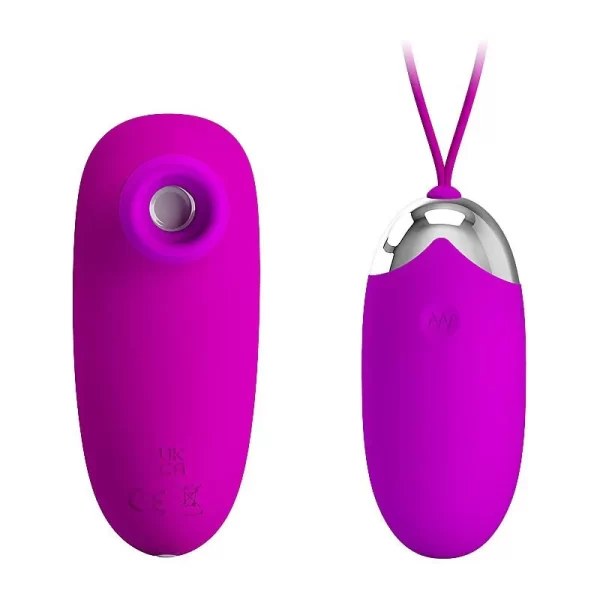 Kit Vibrador Duplo Recarregável Bullet e Mini Sugador de Clitóris - Pretty Love - Image 6