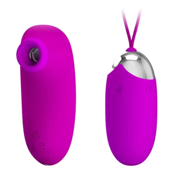 Kit Vibrador Duplo Recarregável Bullet e Mini Sugador de Clitóris - Pretty Love - Image 5