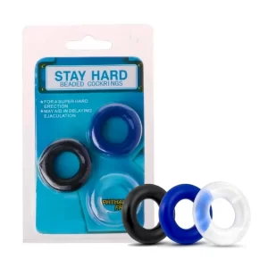 Kit com 3 Anéis Penianos - Stay Hard