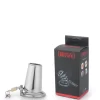 Cinto de Castidade Masculino em Aço Inoxidável Modelo Fechado Com Abertura na Ponta Com Anel Para Escroto e Cadeado - Male Chastity Device