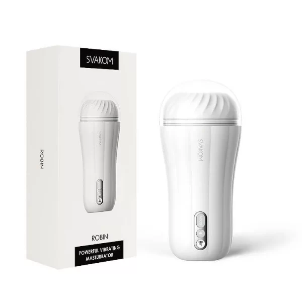 Masturbador Lanterna em Silicone Recarregável com 5 Modos de Vibração e Função Boost - Robin - Svakom - Imagem 2