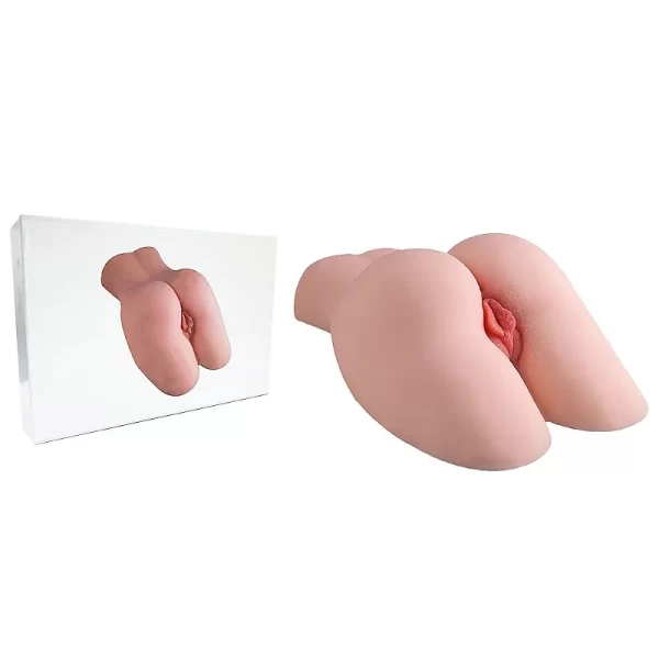Masturbador Realístico em Cyberskin Bunda Empinada Vagina e Ânus - Slim Shape - Imagem 2
