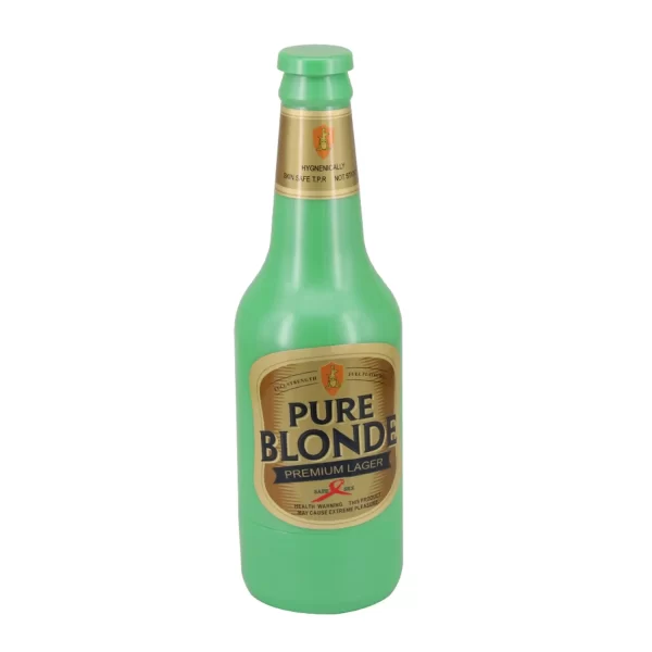 Masturbador Vagina em Cyberskin Camuflado de Garrafa - Pure Blond Premium Lager - Imagem 5